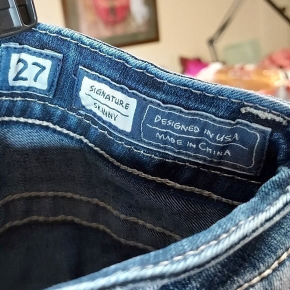 Miss Me jeans size 27 skinny Ins31 style JV817252 - Picture 12 of 15